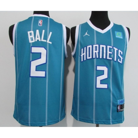 Youth Charlotte Hornets 2 LaMelo Ball Blue 2020 21 City Edition Swingman Jersey Youth Charlotte Hornets 2 LaMelo Ball Blue 2020 21 City Edition Swingman Jersey