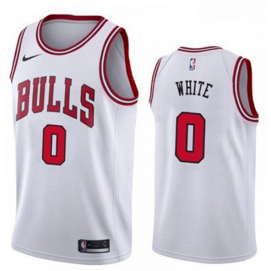 2019 NBA Draft Chicago Bulls #0 Coby White White color Jersey 2019 NBA Draft Chicago Bulls #0 Coby White White color Jersey