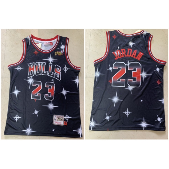 Bulls 23 Michael Jordan Black 1997 NBA Finals Patch Star Hardwood Classics Jersey Bulls 23 Michael Jordan Black 1997 NBA Finals Patch Star Hardwood Classics Jersey