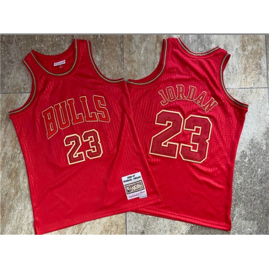 Bulls 23 Michael Jordan Red 1996 97 Hardwood Classics Jersey Bulls 23 Michael Jordan Red 1996 97 Hardwood Classics Jersey