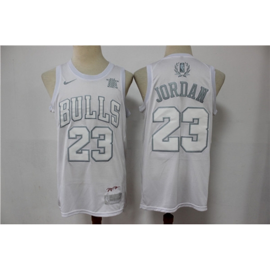 Bulls 23 Michael Jordan White MVP Nike Swingman Jersey Bulls 23 Michael Jordan White MVP Nike Swingman Jersey