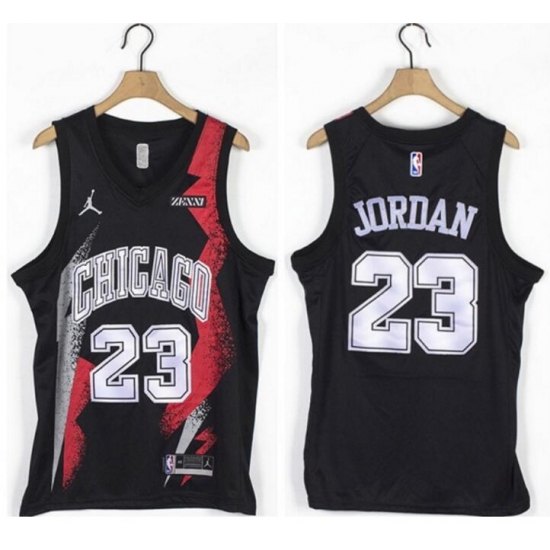 Men Bulls 23 Michael Jordan Black Jordan Brand Swingman Jersey Men Bulls 23 Michael Jordan Black Jordan Brand Swingman Jersey