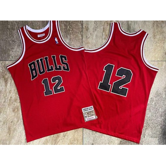 Men Chicago Bulls 12 Michael Jordan Red 1990 Hardwood Classics Jersey Men Chicago Bulls 12 Michael Jordan Red 1990 Hardwood Classics Jersey