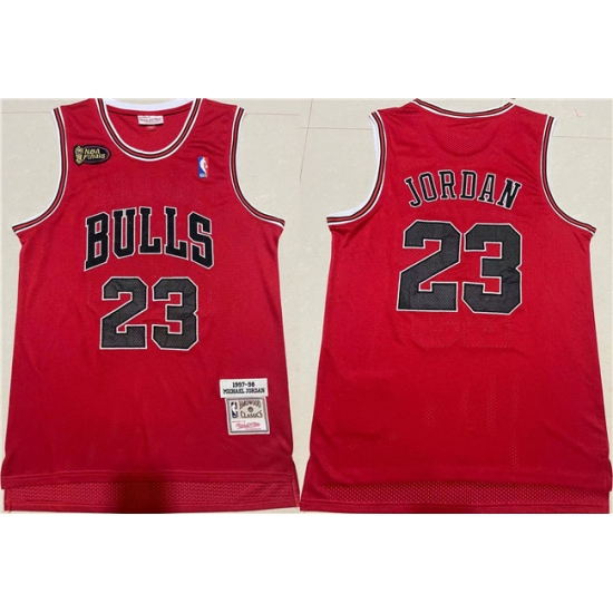 Men Chicago Bulls 23 Michael Jordan 1997 98 Red Throwback Stitched Jersey Men Chicago Bulls 23 Michael Jordan 1997 98 Red Throwback Stitched Jersey
