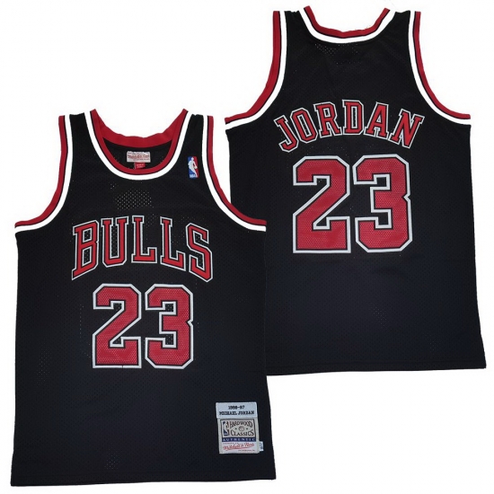 Men Chicago Bulls 23 Michael Jordan Black 1996 97 Hardwood Classics Mesh Jersey Men Chicago Bulls 23 Michael Jordan Black 1996 97 Hardwood Classics Mesh Jersey