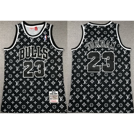 Men Chicago Bulls 23 Michael Jordan Black 1997 98 Stitched Basketball JerseyS Men Chicago Bulls 23 Michael Jordan Black 1997 98 Stitched Basketball JerseyS