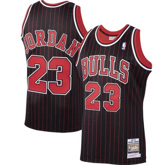 Men Chicago Bulls 23 Michael Jordan Black Mitchell 26 Ness Hardwood Classics 1995 96 Stitched Jersey Men Chicago Bulls 23 Michael Jordan Black Mitchell 26 Ness Hardwood Classics 1995 96 Stitched Jersey