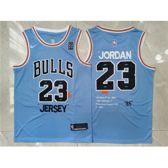 Men Chicago Bulls 23 Michael Jordan Blue Nike 85 Swingman Jersey Men Chicago Bulls 23 Michael Jordan Blue Nike 85 Swingman Jersey