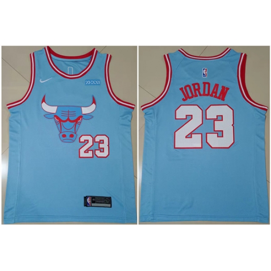Men Chicago Bulls 23 Michael Jordan Light Blue Stitched Basketball Jersey Men Chicago Bulls 23 Michael Jordan Light Blue Stitched Basketball Jersey
