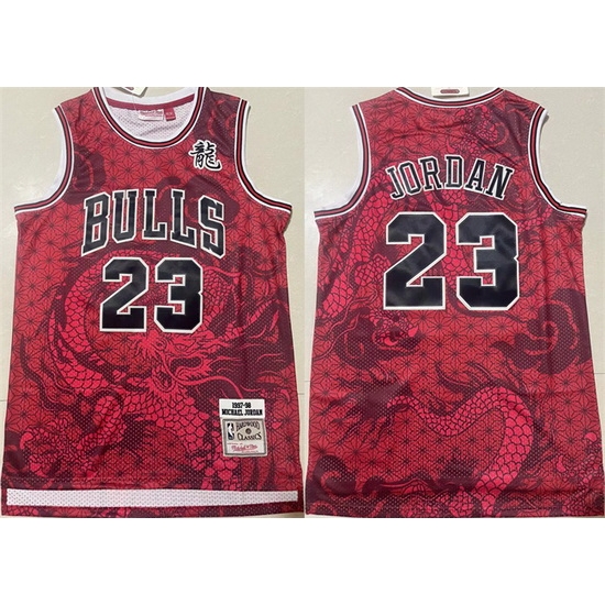 Men Chicago Bulls 23 Michael Jordan Red 1997 98 Throwback Stitched Basketball Jersey 03 Men Chicago Bulls 23 Michael Jordan Red 1997 98 Throwback Stitched Basketball Jersey 03