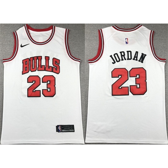 Men Chicago Bulls 23 Michael Jordan White Stitched Basketball Jersey Men Chicago Bulls 23 Michael Jordan White Stitched Basketball Jersey