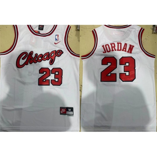 Men Chicago Bulls 23 Michael Jordan White Stitched Jersey Men Chicago Bulls 23 Michael Jordan White Stitched Jersey