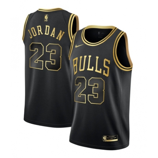 Men Chicago Bulls Michael Jordan Black Gold Stitched NBA Jersey Men Chicago Bulls Michael Jordan Black Gold Stitched NBA Jersey