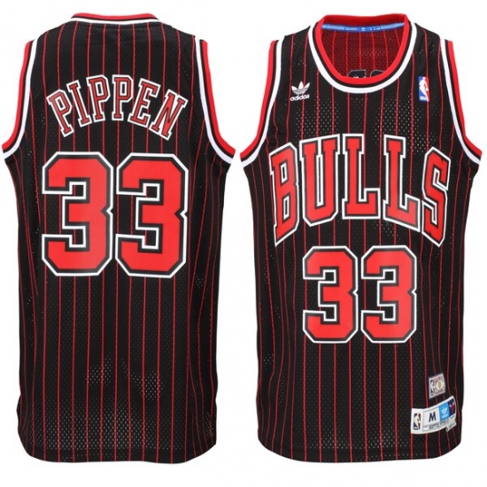 Men Chicago Bulls Scottie Pippen 33 adidas Black Hardwood Classics Throwback jersey Men Chicago Bulls Scottie Pippen 33 adidas Black Hardwood Classics Throwback jersey