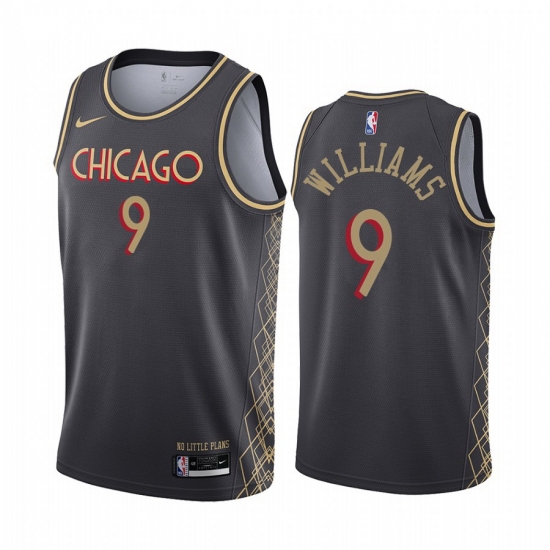 Men Nike Chicago Bulls 9 Patrick Williams Black NBA Swingman 2020 21 City Edition Jersey Men Nike Chicago Bulls 9 Patrick Williams Black NBA Swingman 2020 21 City Edition Jersey