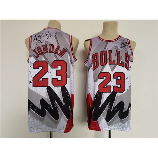 Men's Chicago Bulls #23 Michael Jordan Throwback Basketball Jersey Men's Chicago Bulls #23 Michael Jordan Throwback Basketball Jersey