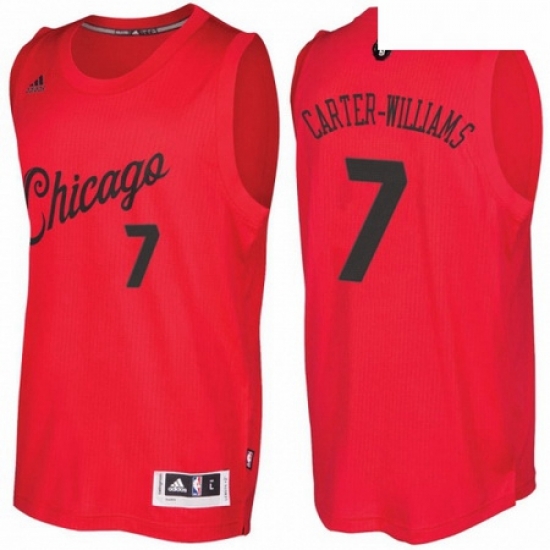 Mens Chicago Bulls 7 Michael Carter Williams 2016 2017 Christmas Day Red NBA Swingman Jersey Mens Chicago Bulls 7 Michael Carter Williams 2016 2017 Christmas Day Red NBA Swingman Jersey