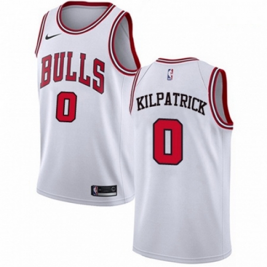Mens Nike Chicago Bulls 0 Sean Kilpatrick Authentic White NBA Jersey Association Edition Mens Nike Chicago Bulls 0 Sean Kilpatrick Authentic White NBA Jersey Association Edition