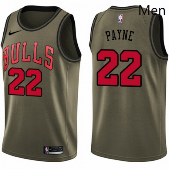 Mens Nike Chicago Bulls 22 Cameron Payne Swingman Green Salute to Service NBA Jersey Mens Nike Chicago Bulls 22 Cameron Payne Swingman Green Salute to Service NBA Jersey