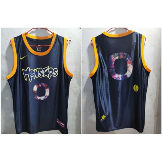 Monstars 0 Black Space Jam Stitched Movie Jersey Monstars 0 Black Space Jam Stitched Movie Jersey