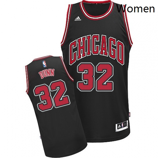 Womens Adidas Chicago Bulls 32 Kris Dunn Swingman Black Alternate NBA Jersey Womens Adidas Chicago Bulls 32 Kris Dunn Swingman Black Alternate NBA Jersey