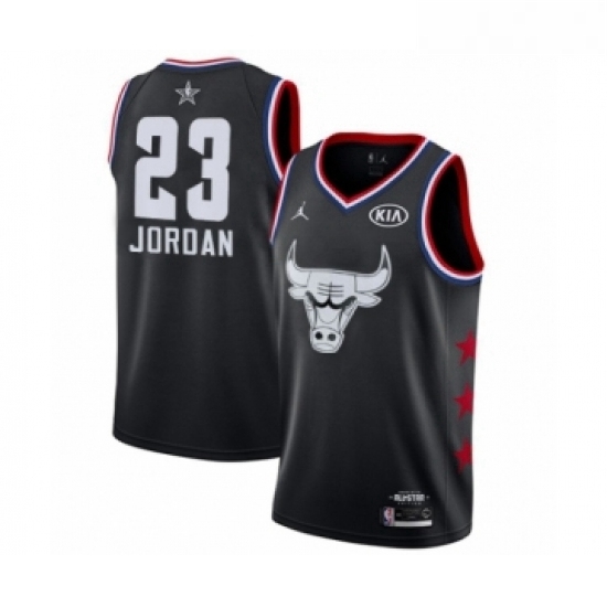 Womens Chicago Bulls 23 Michael Jordan Swingman Black 2019 All Star Game Womens Chicago Bulls 23 Michael Jordan Swingman Black 2019 All Star Game