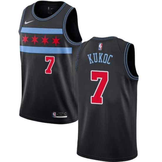 Womens Nike Chicago Bulls 7 Toni Kukoc Swingman Black NBA Jersey City Edition Womens Nike Chicago Bulls 7 Toni Kukoc Swingman Black NBA Jersey City Edition