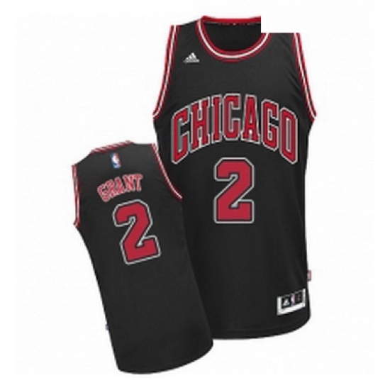 Youth Adidas Chicago Bulls 2 Jerian Grant Swingman Black Alternate NBA Jersey Youth Adidas Chicago Bulls 2 Jerian Grant Swingman Black Alternate NBA Jersey