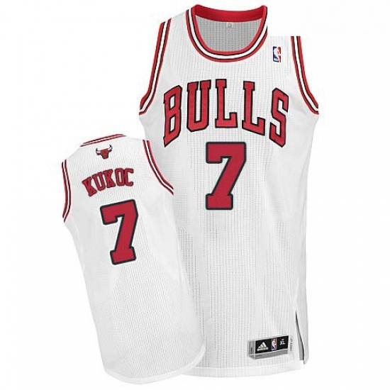 Youth Adidas Chicago Bulls 7 Toni Kukoc Authentic White Home NBA Jersey Youth Adidas Chicago Bulls 7 Toni Kukoc Authentic White Home NBA Jersey