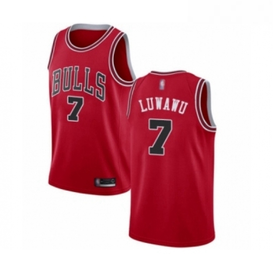 Youth Chicago Bulls 7 Timothe Luwawu Swingman Red Basketball Jersey Icon Edition Youth Chicago Bulls 7 Timothe Luwawu Swingman Red Basketball Jersey Icon Edition