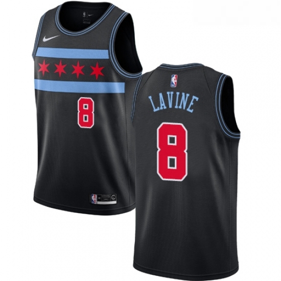 Youth Nike Chicago Bulls 8 Zach LaVine Swingman Black NBA Jersey City Edition Youth Nike Chicago Bulls 8 Zach LaVine Swingman Black NBA Jersey City Edition