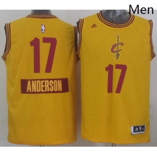 Cavaliers 17 Anderson Varejao Yellow 2014 15 Christmas Day Stitched NBA Jersey Cavaliers 17 Anderson Varejao Yellow 2014 15 Christmas Day Stitched NBA Jersey