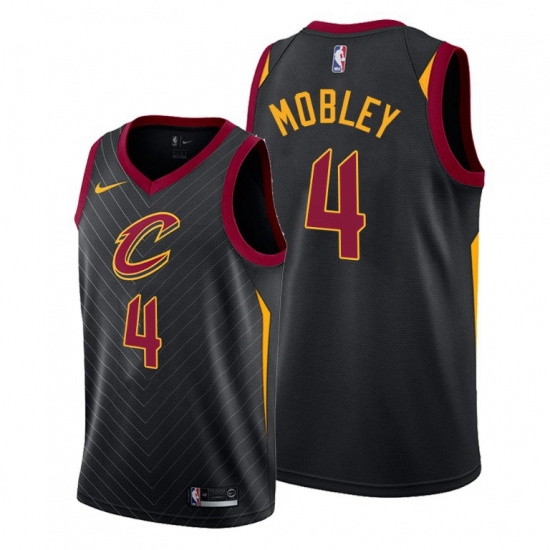 Men Cleveland Cavaliers 4 Evan Mobley Black Jersey Men Cleveland Cavaliers 4 Evan Mobley Black Jersey