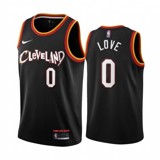 Men Nike Cleveland Cavaliers 0 Kevin Love Black NBA Swingman 2020 21 City Edition Jersey Men Nike Cleveland Cavaliers 0 Kevin Love Black NBA Swingman 2020 21 City Edition Jersey