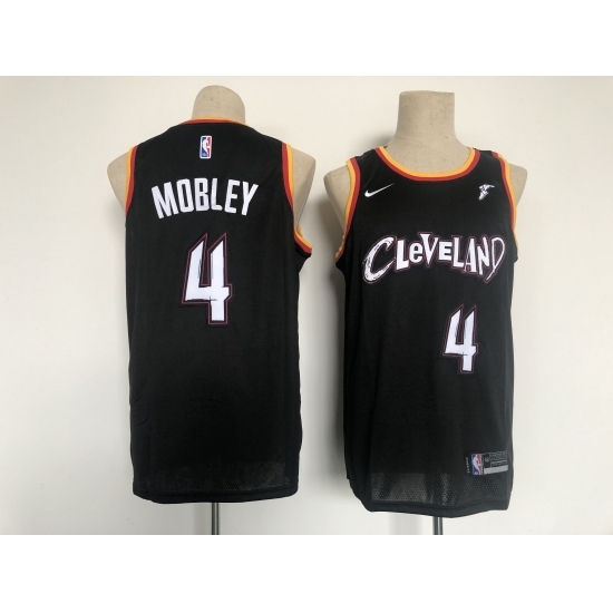 Men's Cleveland Cavaliers #4 Evan Mobley Nike Black 2021 City Player Jersey Men's Cleveland Cavaliers #4 Evan Mobley Nike Black 2021 City Player Jersey