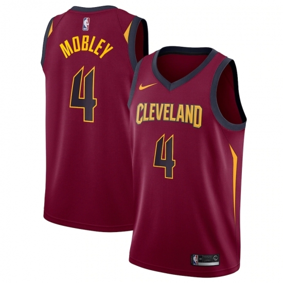 Men's Cleveland Cavaliers #4 Evan Mobley Red Nike Wine 2021 NBA Draft First Round Pick Swingman Jersey Men's Cleveland Cavaliers #4 Evan Mobley Red Nike Wine 2021 NBA Draft First Round Pick Swingman Jersey