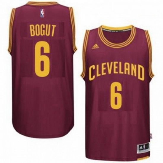 Mens Cleveland Cavaliers 6 Andrew Bogut adidas Burgundy Player Swingman Road Jersey Mens Cleveland Cavaliers 6 Andrew Bogut adidas Burgundy Player Swingman Road Jersey