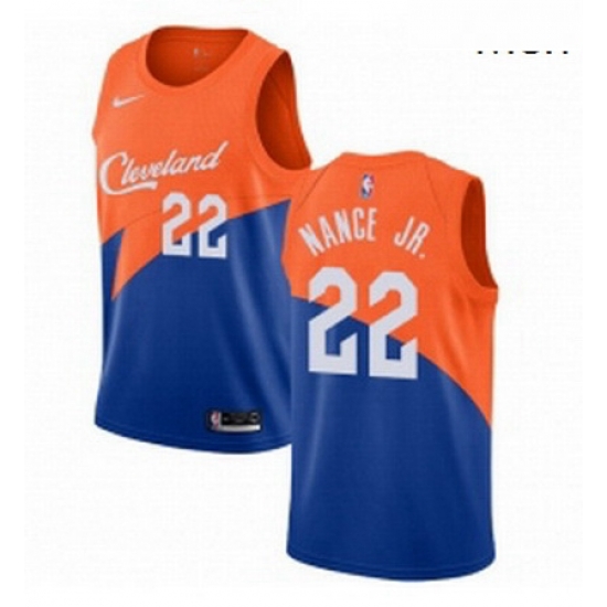 Mens Nike Cleveland Cavaliers 22 Larry Nance Jr Swingman Blue NBA Jersey City Edition Mens Nike Cleveland Cavaliers 22 Larry Nance Jr Swingman Blue NBA Jersey City Edition