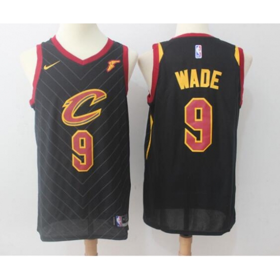 Men's Nike Cleveland Cavaliers #9 Dwyane Wade Black Stitched NBA Jersey Men's Nike Cleveland Cavaliers #9 Dwyane Wade Black Stitched NBA Jersey