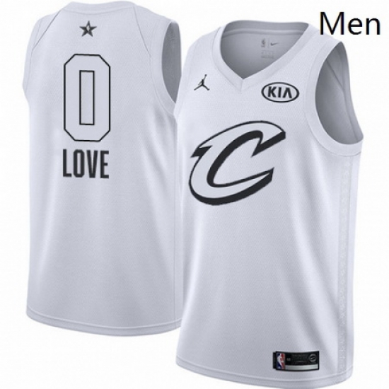 Mens Nike Jordan Cleveland Cavaliers 0 Kevin Love Swingman White 2018 All Star Game NBA Jersey Mens Nike Jordan Cleveland Cavaliers 0 Kevin Love Swingman White 2018 All Star Game NBA Jersey