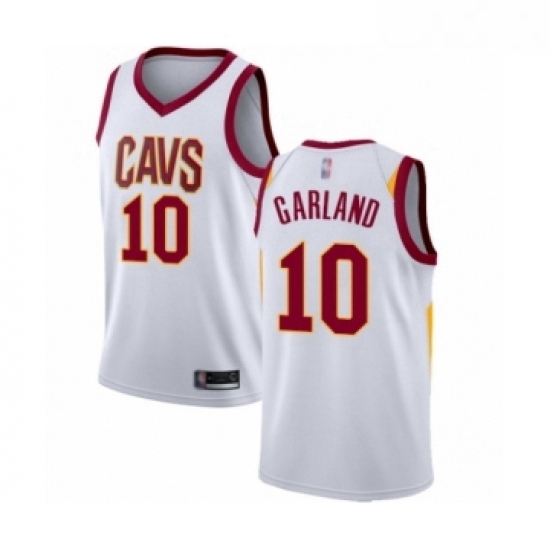 Womens Cleveland Cavaliers 10 Darius Garland Authentic White Basketball Jersey Association Edition Womens Cleveland Cavaliers 10 Darius Garland Authentic White Basketball Jersey Association Edition