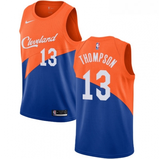 Womens Nike Cleveland Cavaliers 13 Tristan Thompson Swingman Blue NBA Jersey City Edition Womens Nike Cleveland Cavaliers 13 Tristan Thompson Swingman Blue NBA Jersey City Edition