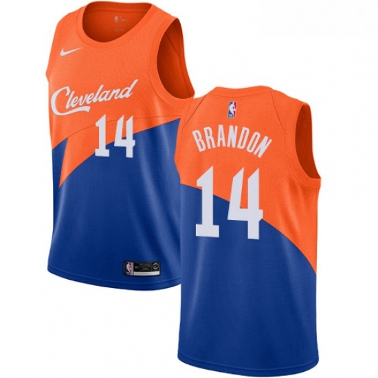 Womens Nike Cleveland Cavaliers 14 Terrell Brandon Swingman Blue NBA Jersey City Edition Womens Nike Cleveland Cavaliers 14 Terrell Brandon Swingman Blue NBA Jersey City Edition