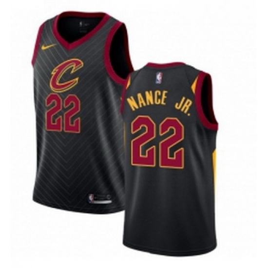Womens Nike Cleveland Cavaliers 22 Larry Nance Jr Authentic Black NBA Jersey Statement Edition Womens Nike Cleveland Cavaliers 22 Larry Nance Jr Authentic Black NBA Jersey Statement Edition