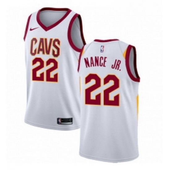 Womens Nike Cleveland Cavaliers 22 Larry Nance Jr Authentic White NBA Jersey Association Edition Womens Nike Cleveland Cavaliers 22 Larry Nance Jr Authentic White NBA Jersey Association Edition
