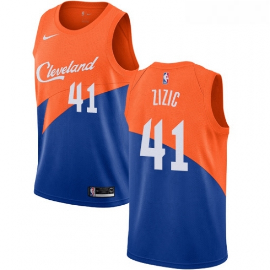 Womens Nike Cleveland Cavaliers 41 Ante Zizic Swingman Blue NBA Jersey City Edition Womens Nike Cleveland Cavaliers 41 Ante Zizic Swingman Blue NBA Jersey City Edition