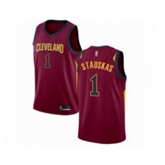 Youth Cleveland Cavaliers 1 Nik Stauskas Swingman Maroon Basketball Jersey Icon Edition Youth Cleveland Cavaliers 1 Nik Stauskas Swingman Maroon Basketball Jersey Icon Edition