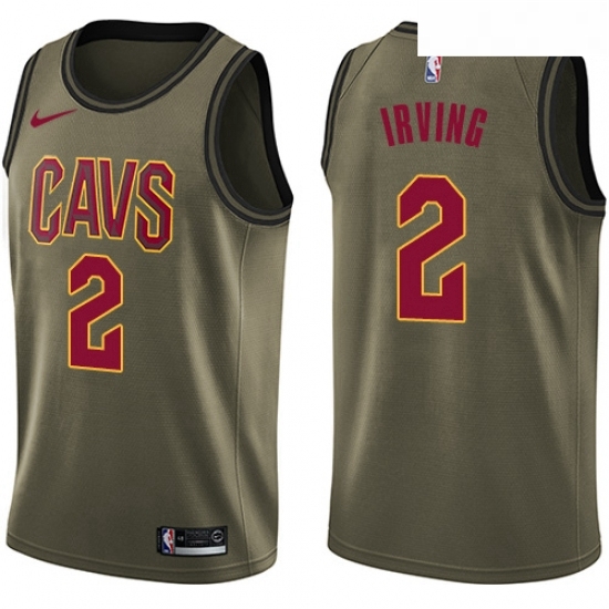 Youth Nike Cleveland Cavaliers 2 Kyrie Irving Swingman Green Salute to Service NBA Jersey Youth Nike Cleveland Cavaliers 2 Kyrie Irving Swingman Green Salute to Service NBA Jersey