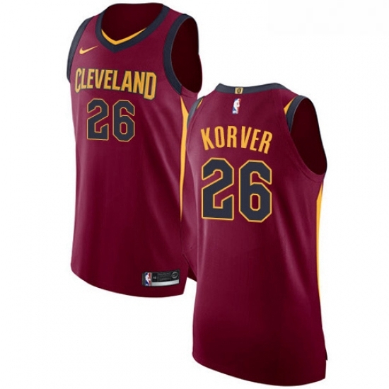 Youth Nike Cleveland Cavaliers 26 Kyle Korver Authentic Maroon Road NBA Jersey Icon Edition Youth Nike Cleveland Cavaliers 26 Kyle Korver Authentic Maroon Road NBA Jersey Icon Edition