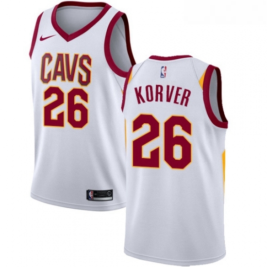 Youth Nike Cleveland Cavaliers 26 Kyle Korver Swingman White Home NBA Jersey Association Edition Youth Nike Cleveland Cavaliers 26 Kyle Korver Swingman White Home NBA Jersey Association Edition